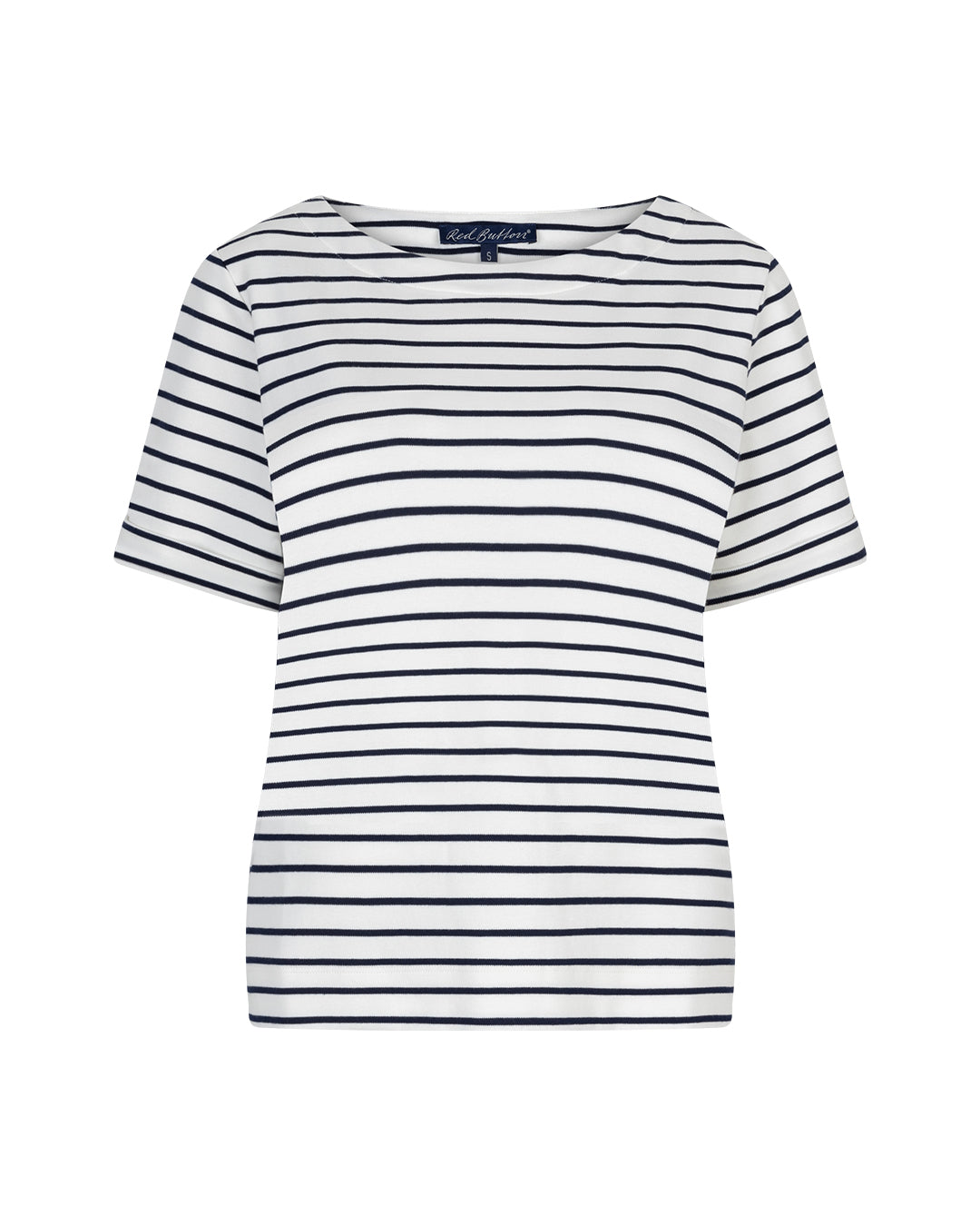 Terry Stripe Short Sleeve Dark Blue