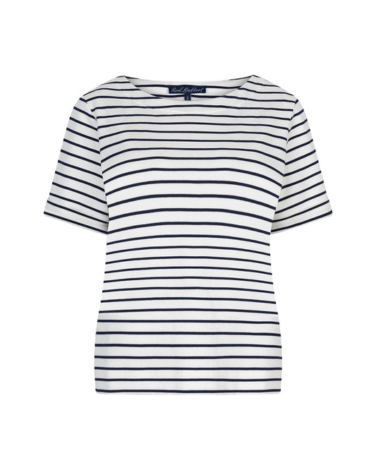 Terry Stripe Short Sleeve Dark Blue