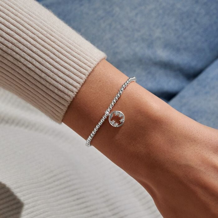 A Little 'The World Needs More People Like You' Bracelet in Silver Plating