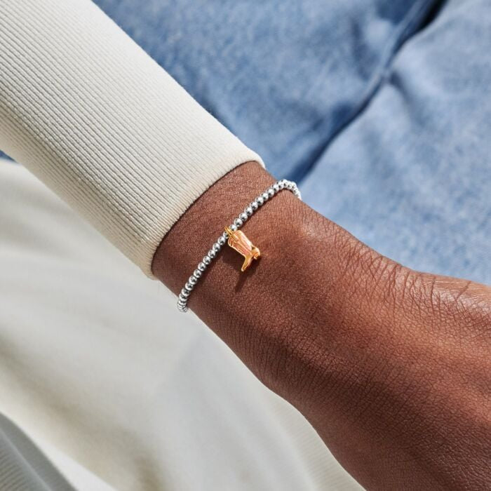 A Little Vibes 'Yeehaw' Bracelet in Silver Plating