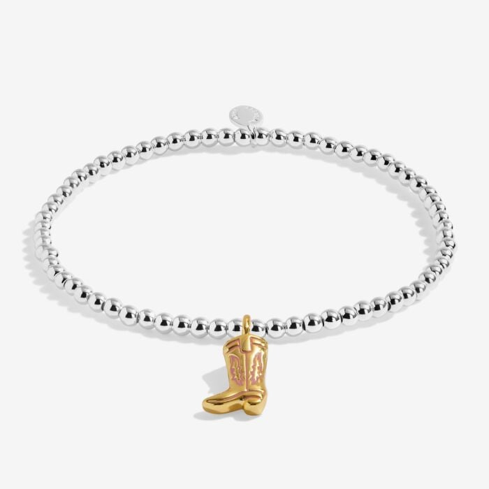 A Little Vibes 'Yeehaw' Bracelet in Silver Plating