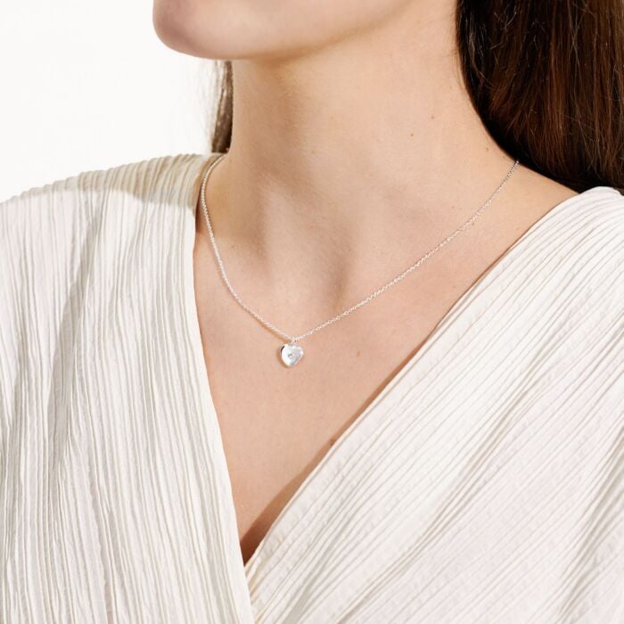 A Little 'Happy Birthday' Necklace in Silver Plating