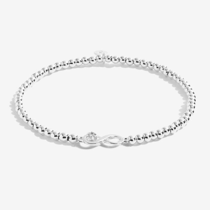A Little 'Promise' Bracelet in Silver Plating