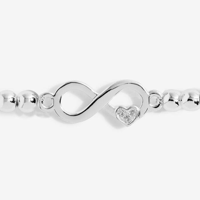 A Little 'Promise' Bracelet in Silver Plating