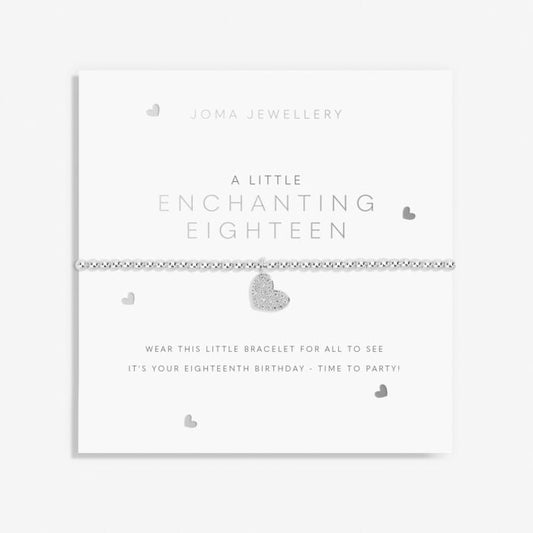 A Little 'Enchanting Eighteen' Bracelet in Silver Plating