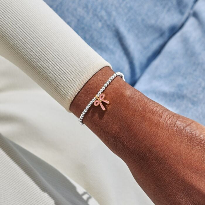 A Little Vibes 'In My Bow Era' Bracelet in Silver Plating