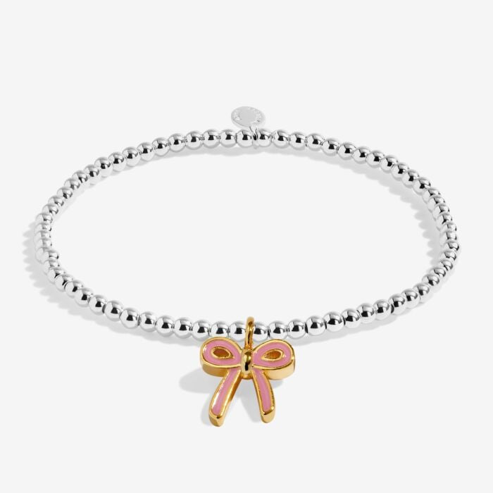 A Little Vibes 'In My Bow Era' Bracelet in Silver Plating