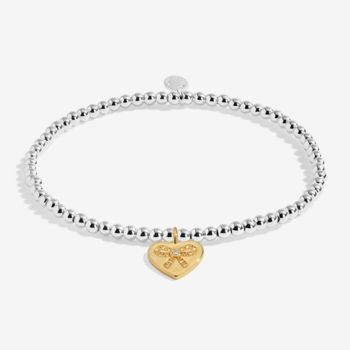 A Little 'To My Bestie On Your Birthday' Bracelet in Silver and Gold Plating