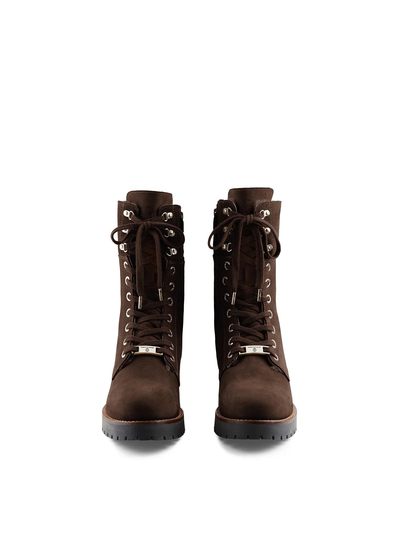 The Anglesey
Shearling Lined Combat Boot - Chocolate Nubuck