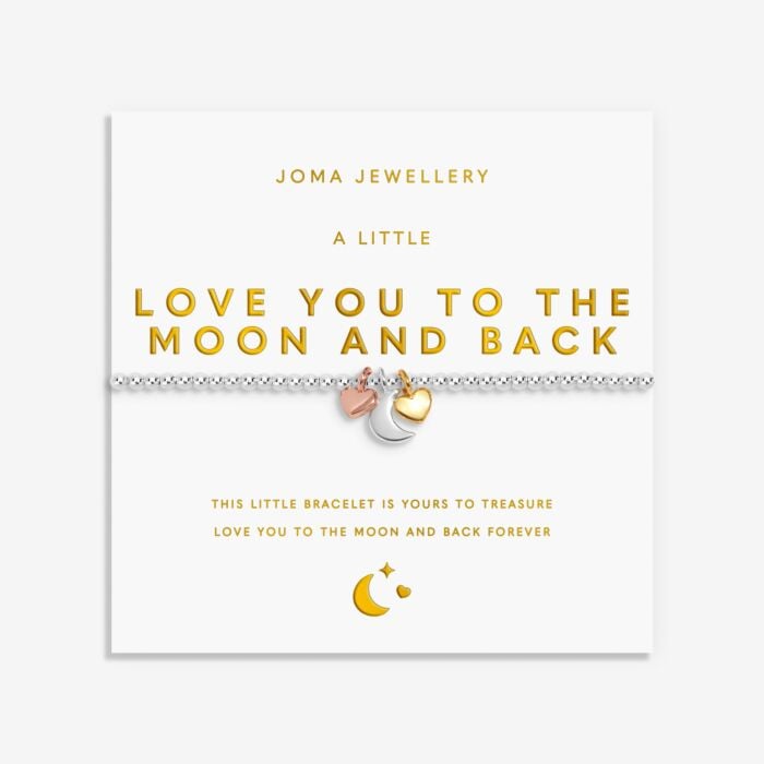 A Little Charmed Moments 'Love You To The Moon And Back' Bracelet