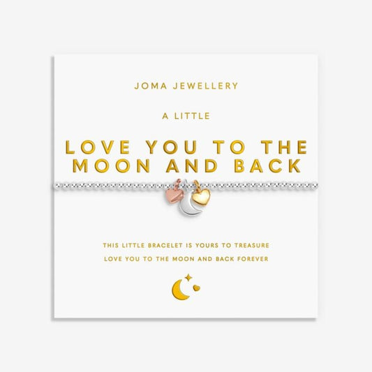 A Little Charmed Moments 'Love You To The Moon And Back' Bracelet