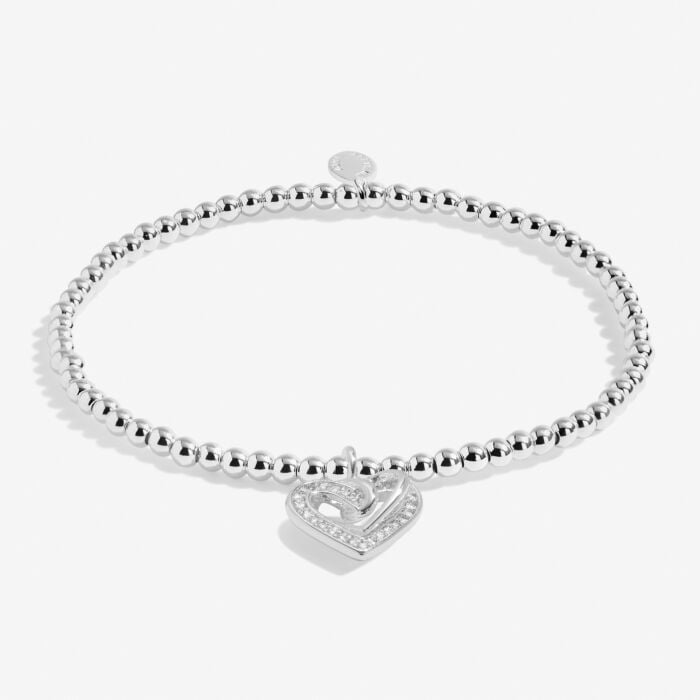 A Little 'Forever Thankful You Are My Friend' Bracelet in Silver Plating
