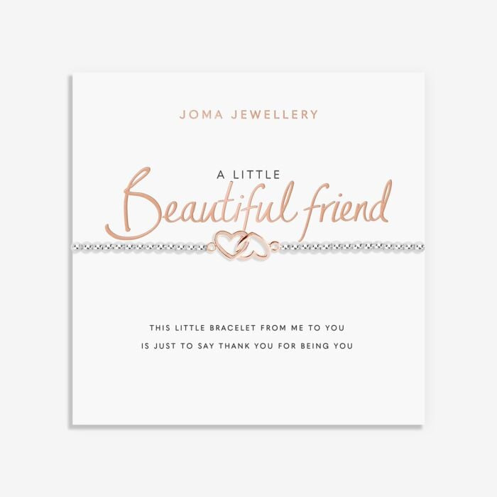 A Little 'Beautiful Friend' Bracelet in Silver Plating