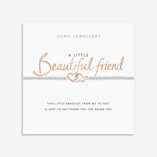A Little 'Beautiful Friend' Bracelet in Silver Plating