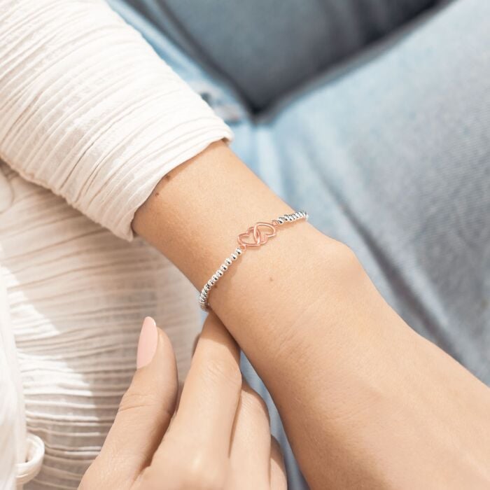 A Little 'Beautiful Friend' Bracelet in Silver Plating