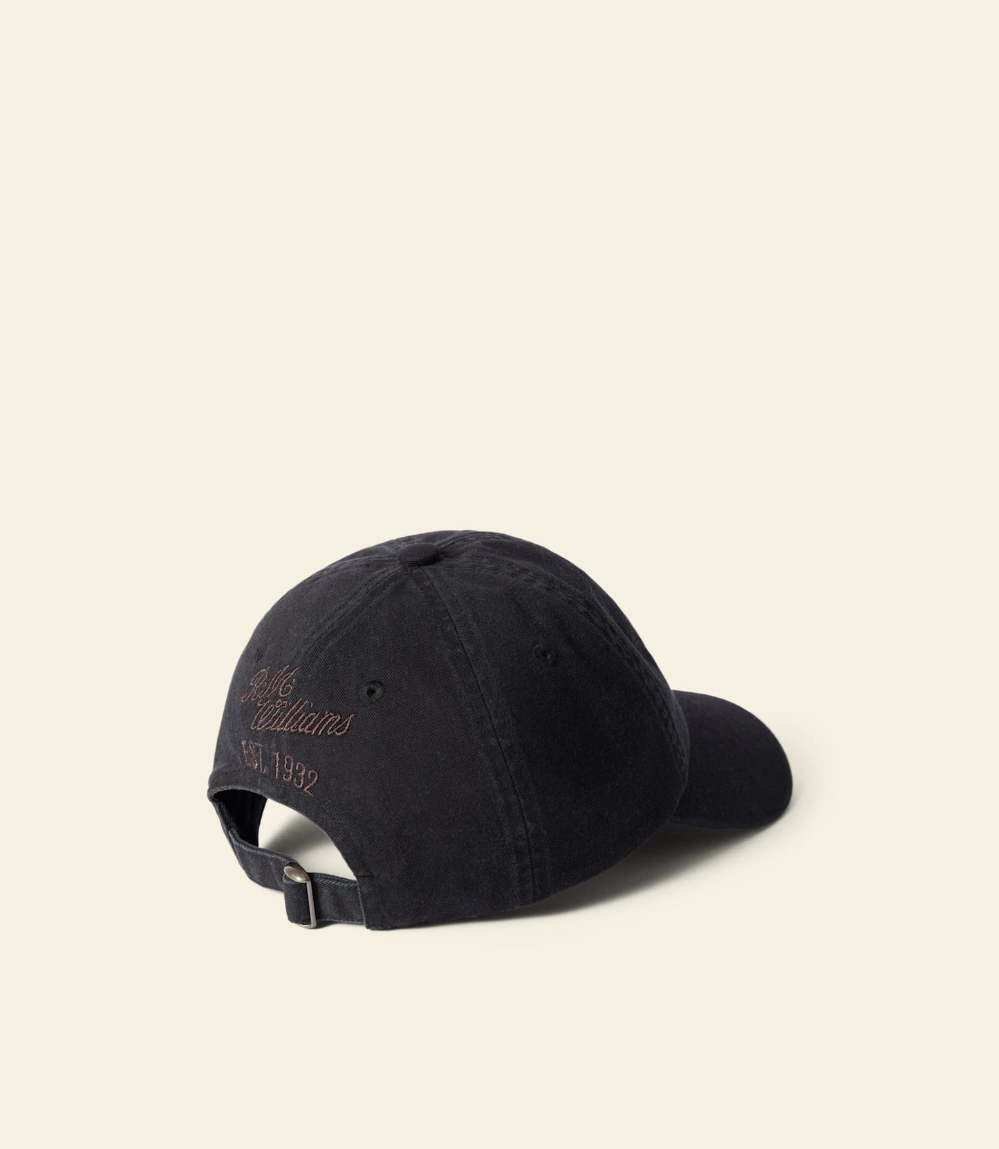 Longhorn Twill Cap Black Wash