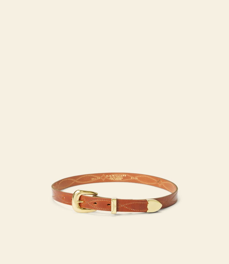 Cate Stitched Belt Tan