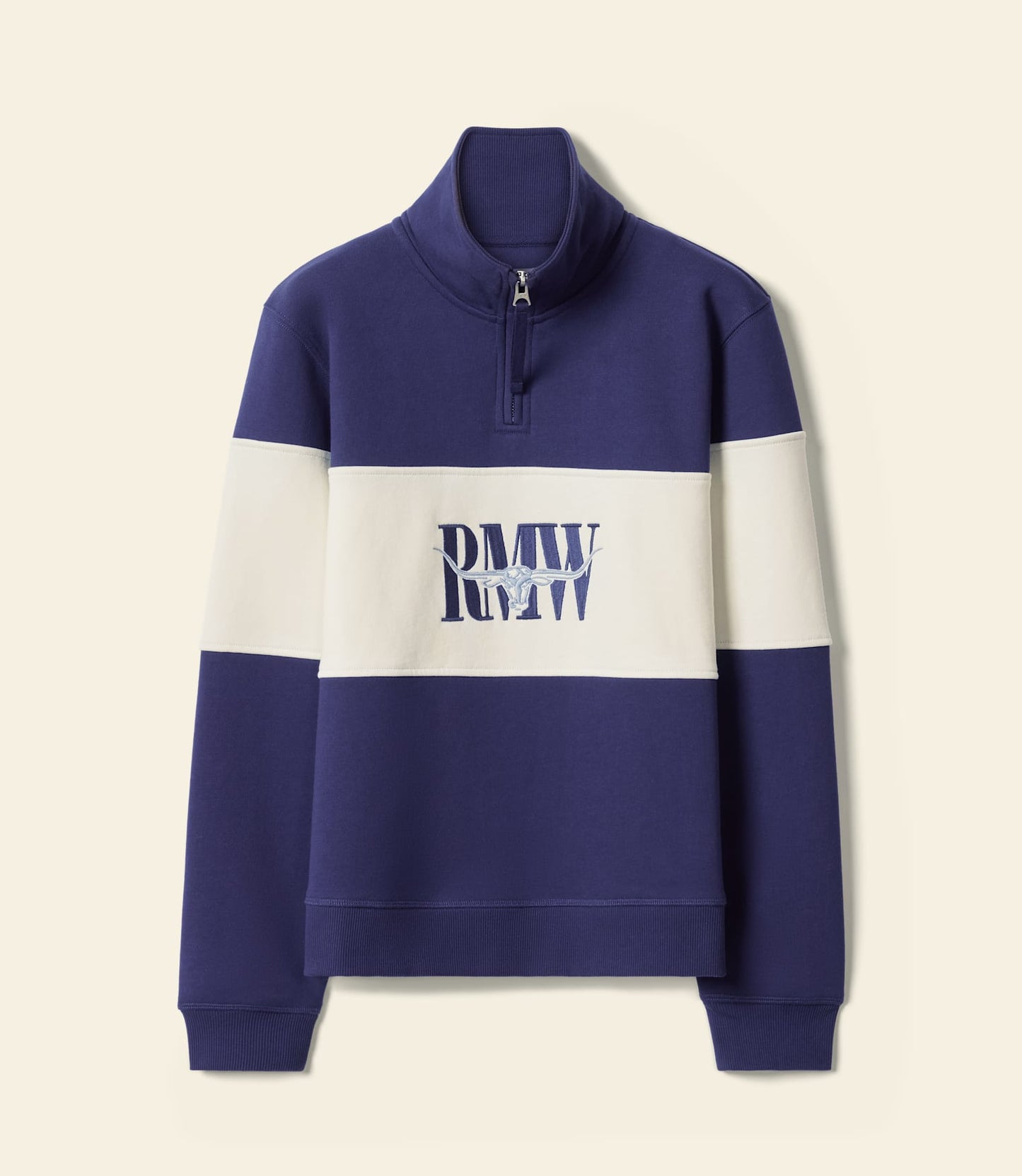 Trickett Panel Sweatshirt French Navy