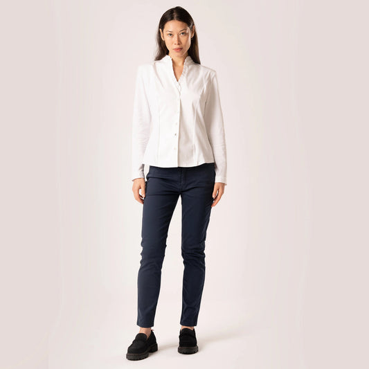 Cassandra Ivory White Shirt