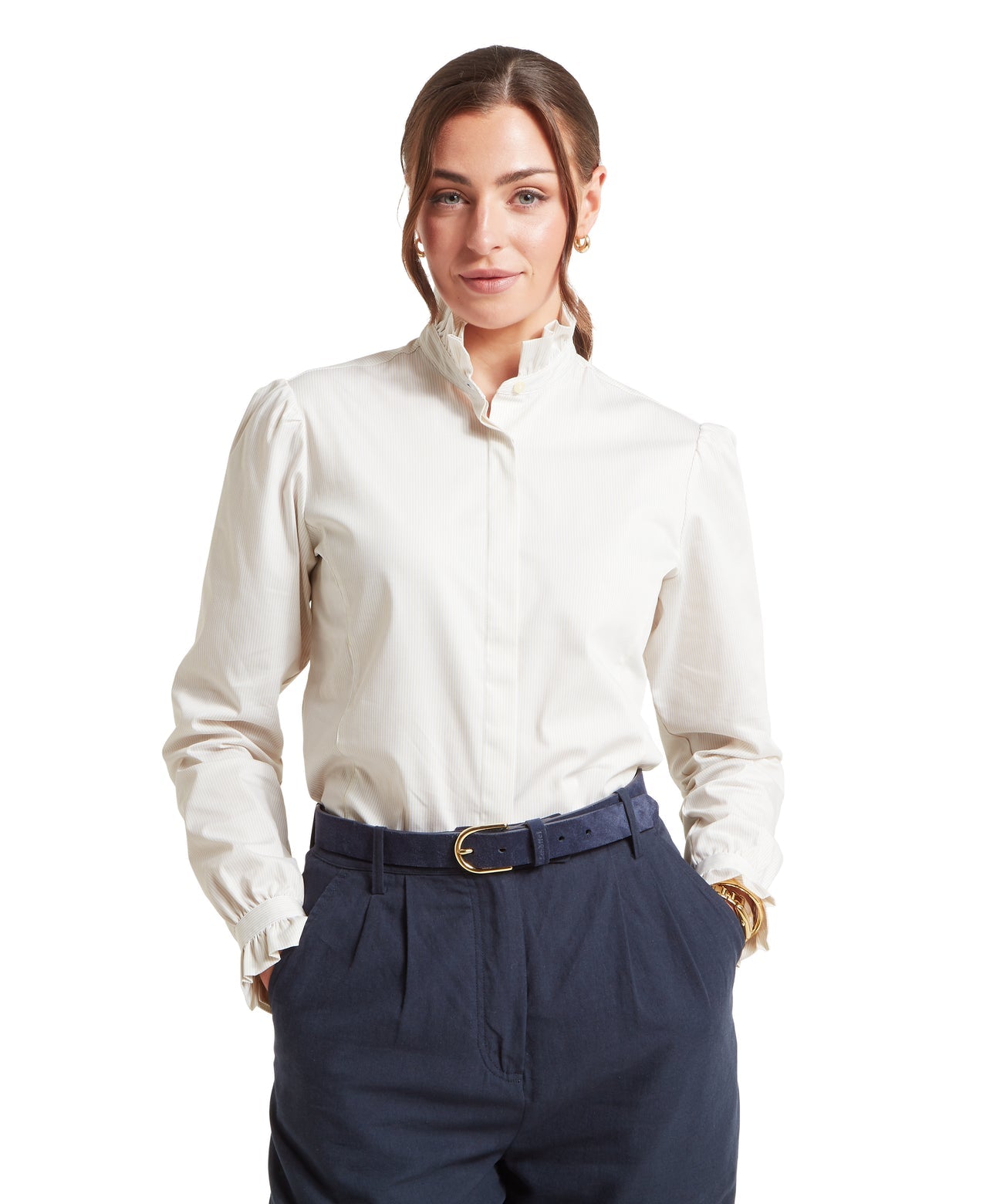 Fakenham Shirt Linen Stripe