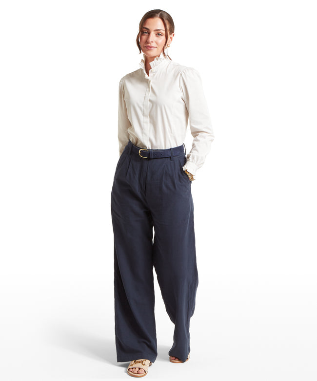 Fakenham Shirt Linen Stripe