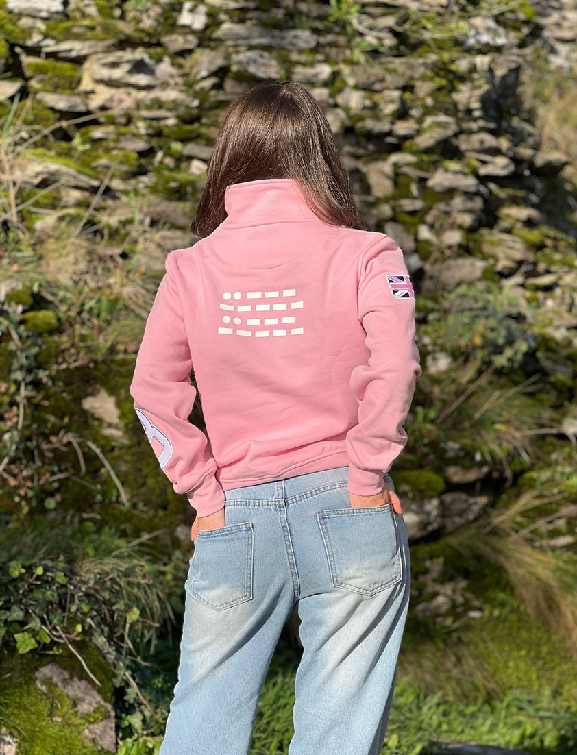Tidal 1/4 Zip Monogram Provence Pink