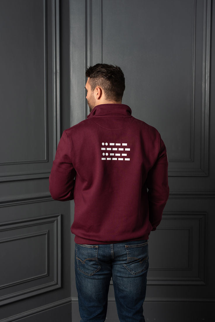 Tidal 1/4 Zip Ruby Port