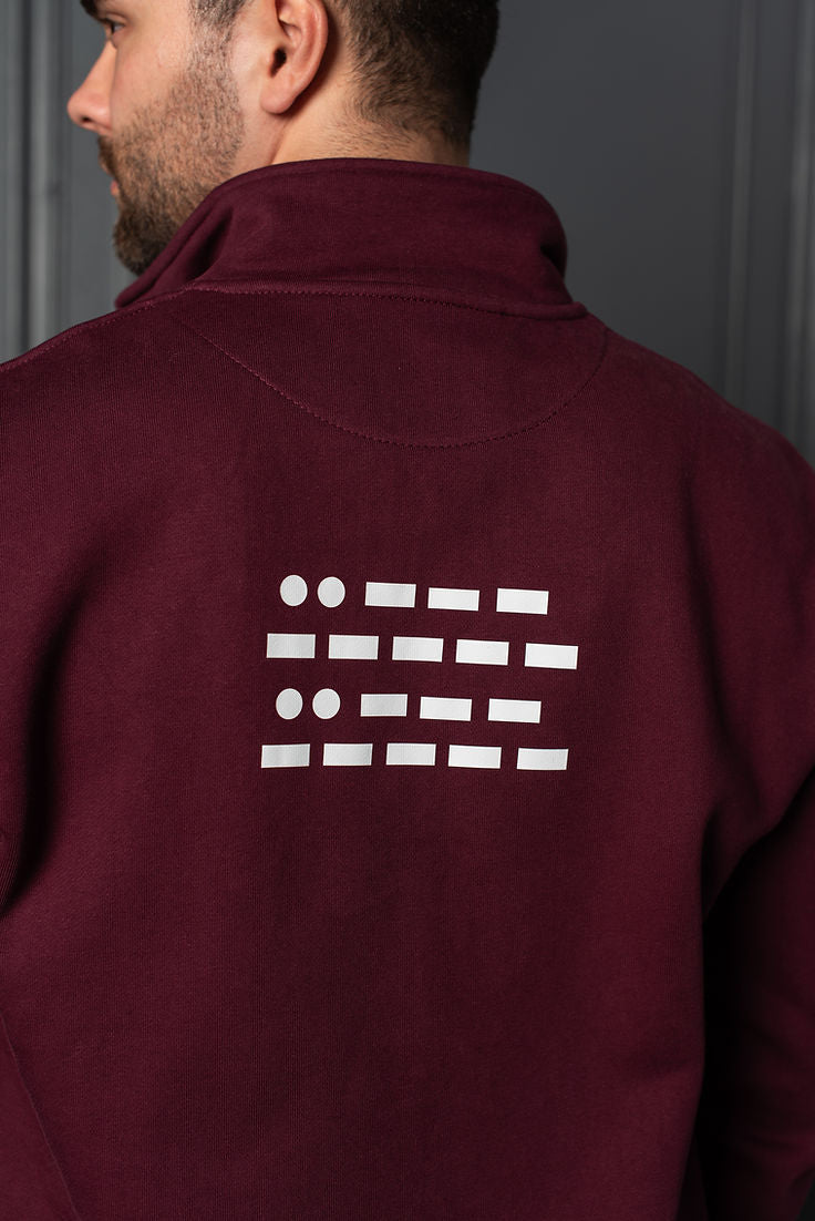 Tidal 1/4 Zip Ruby Port