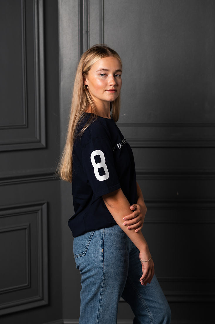 The Number Tee Navy
