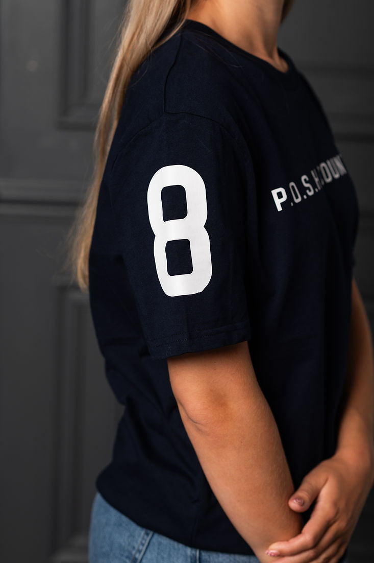 The Number Tee Navy