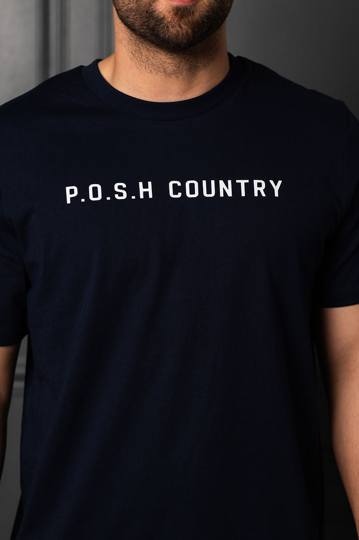 The Number Tee Navy