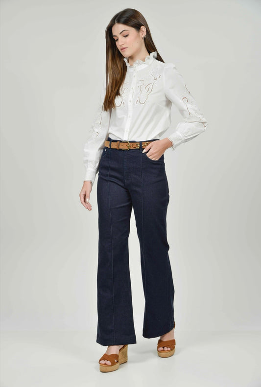 Madison White Anglaise Embriodery