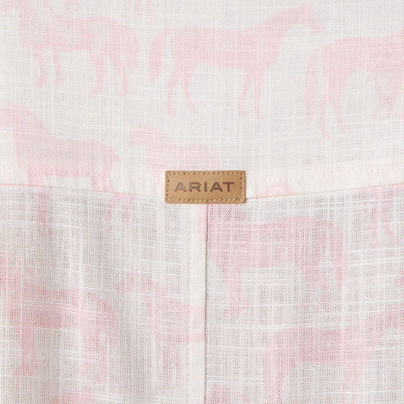 Rudford Shirt Icy Pink Horse Print
