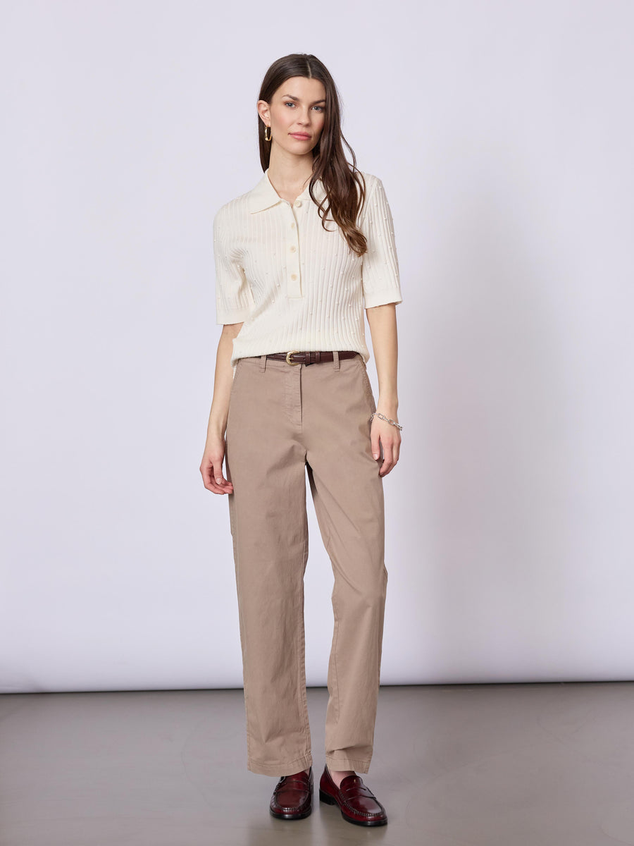 Kira 3/4 Sleeve Jumper Ecru