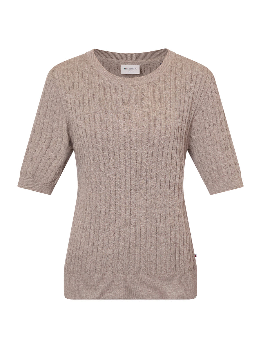 Judith 3/4 Sleeve Jumper Sand