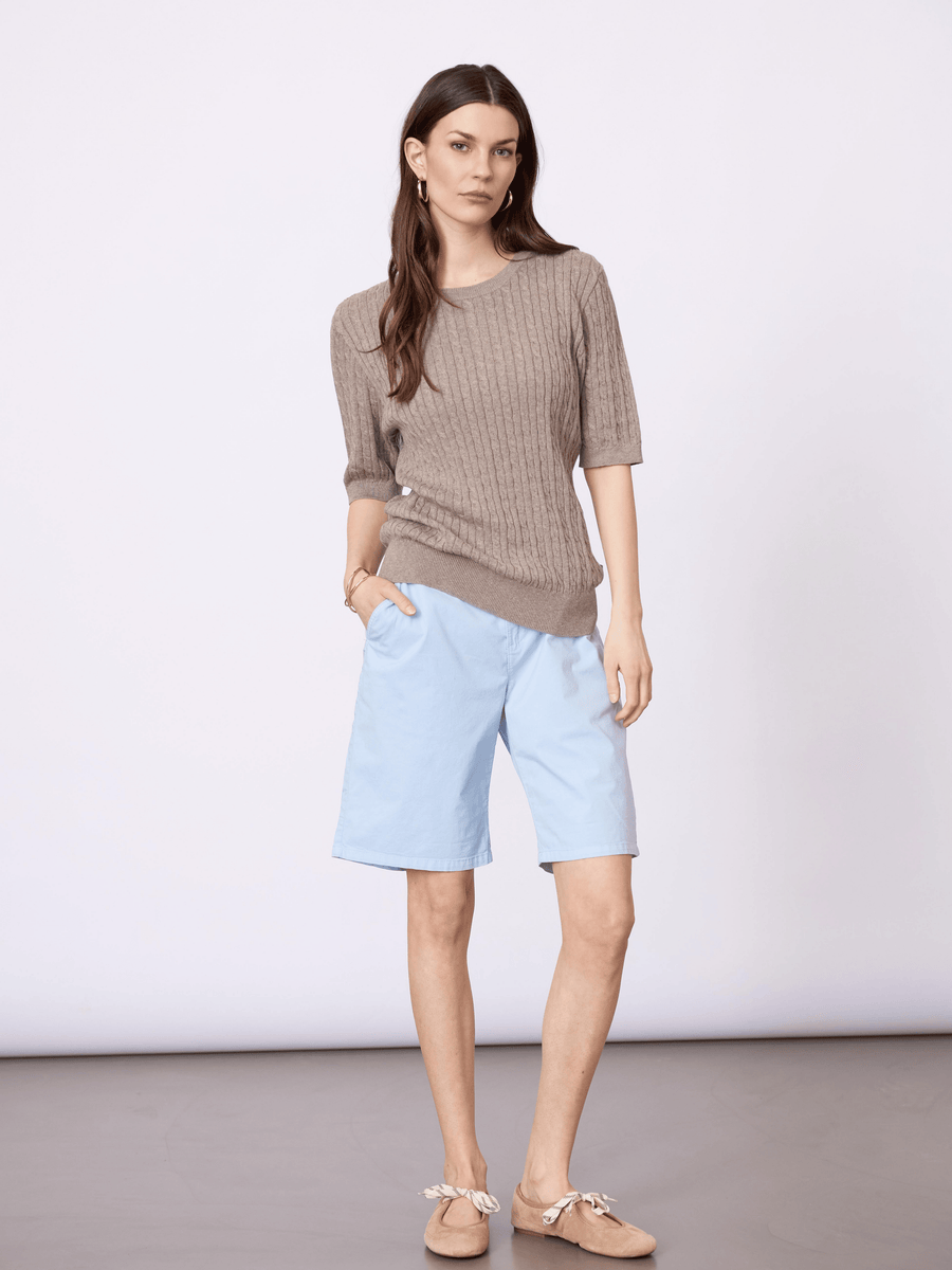 Judith 3/4 Sleeve Jumper Sand