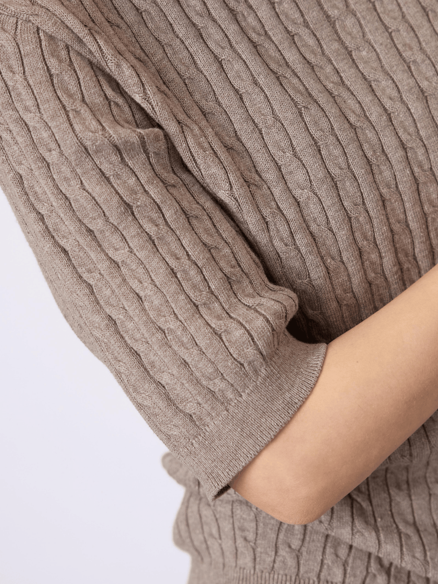 Judith 3/4 Sleeve Jumper Sand