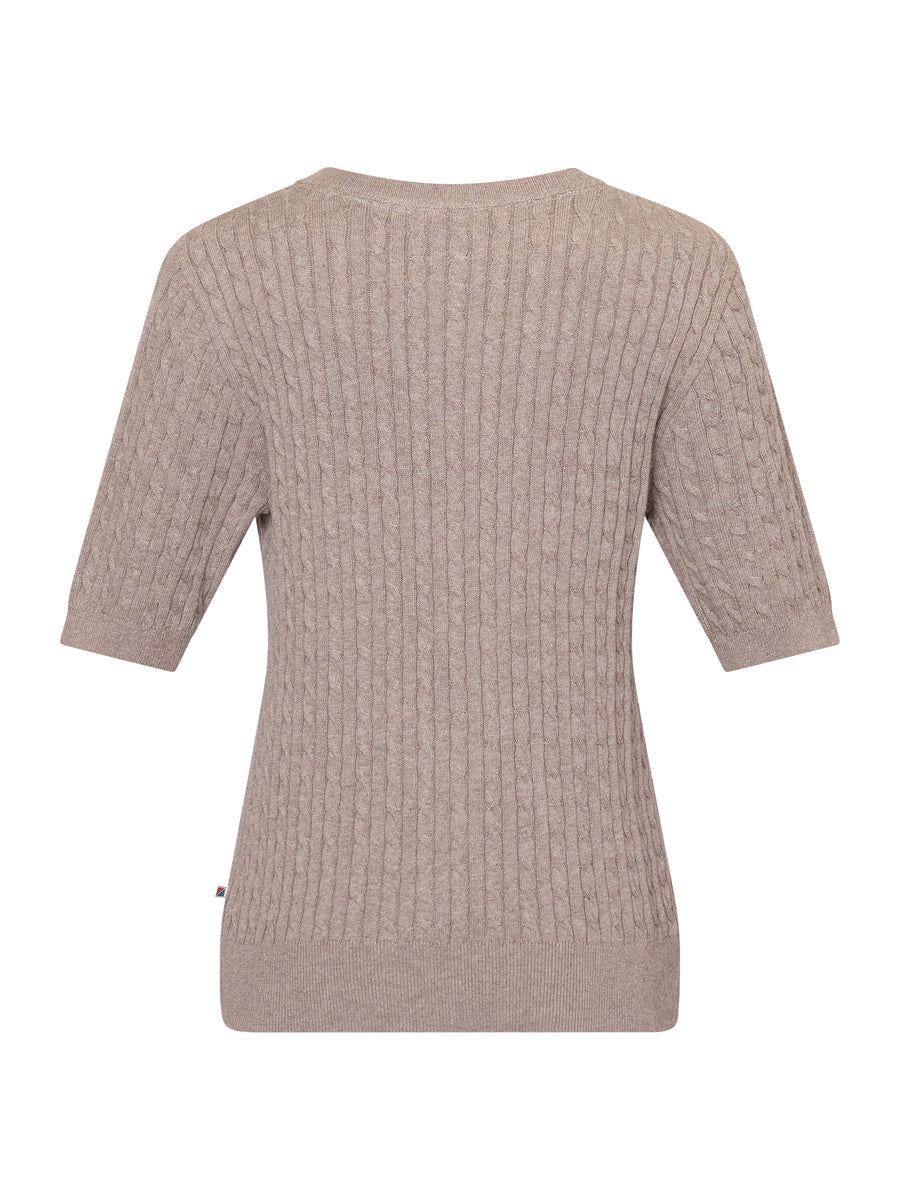 Judith 3/4 Sleeve Jumper Sand