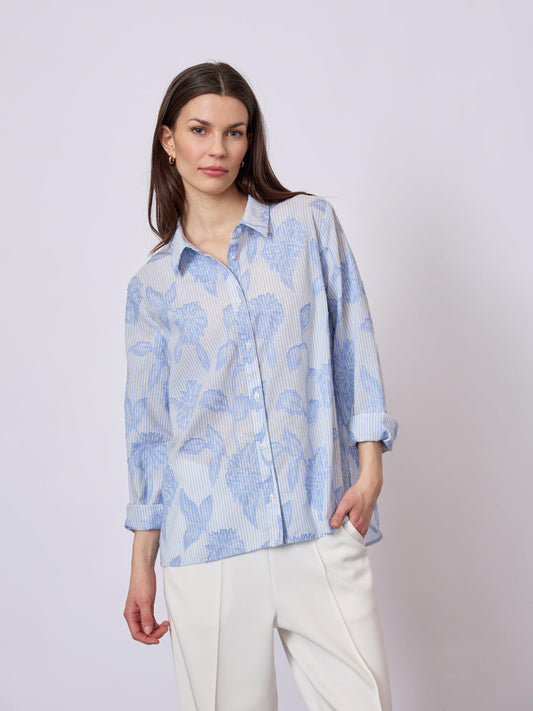 Athena Shirt Blue Shirt