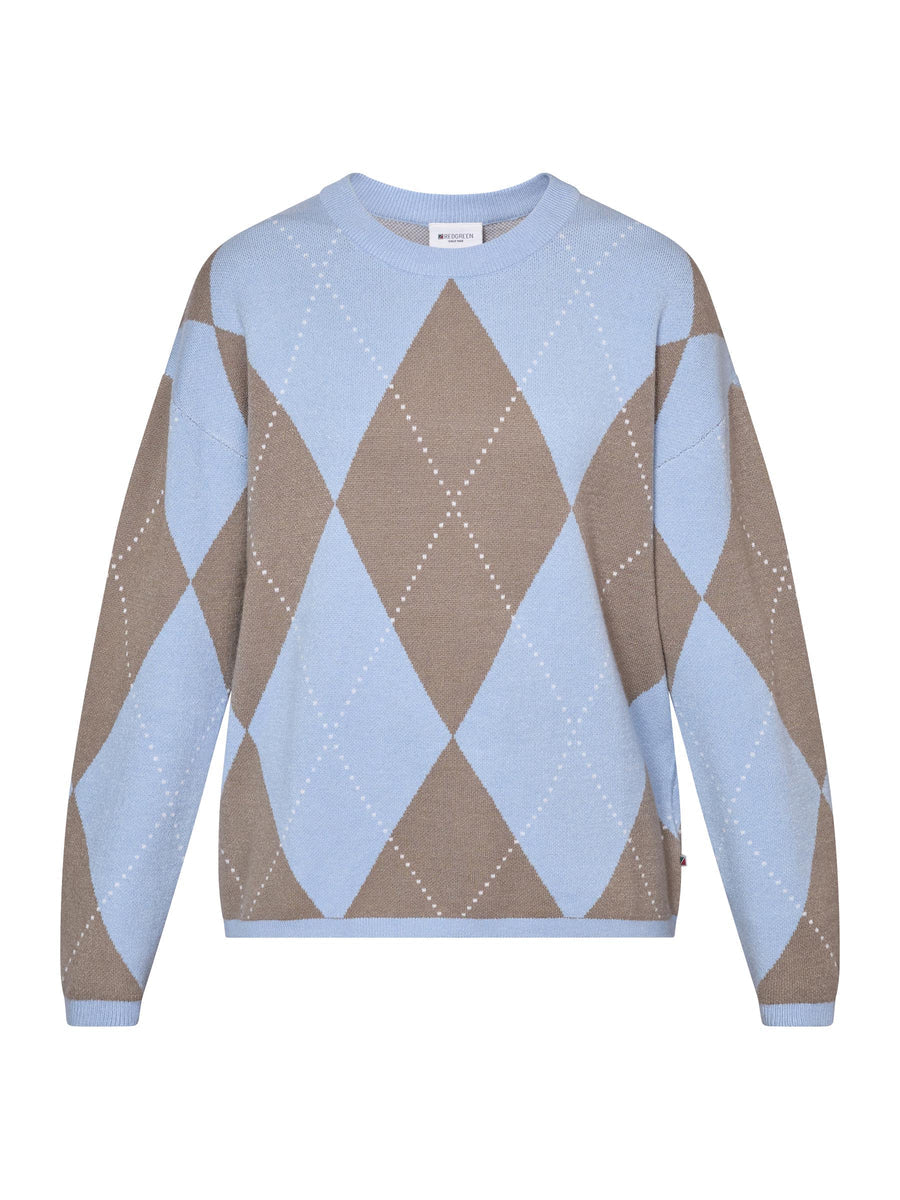 Kaja Jumper Blue Pattern