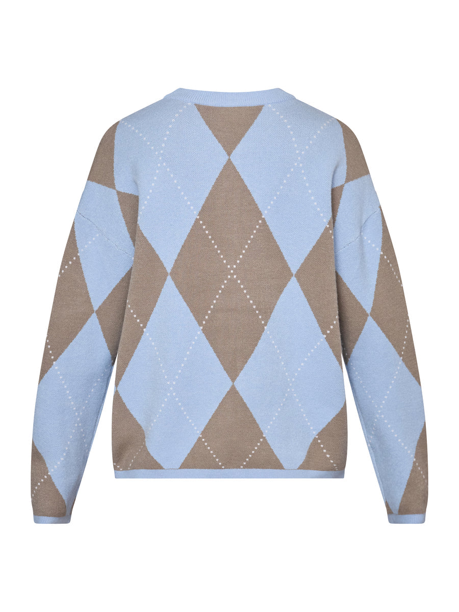 Kaja Jumper Blue Pattern