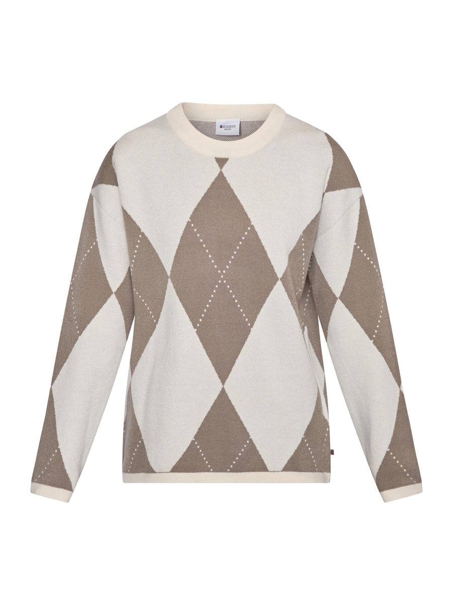 Kaja Jumper Ecru Pattern