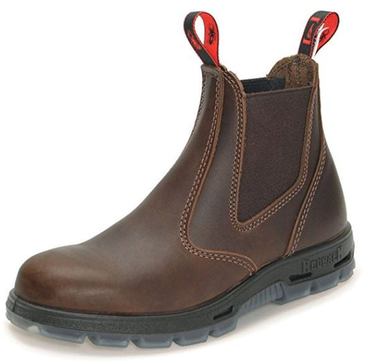 Redback Boots | Jarrah Brown Soft Toe Boot (UBJK)