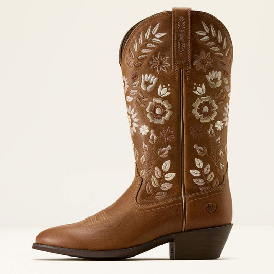 Heritage Meadow R Toe Western Boot Toasty Tan