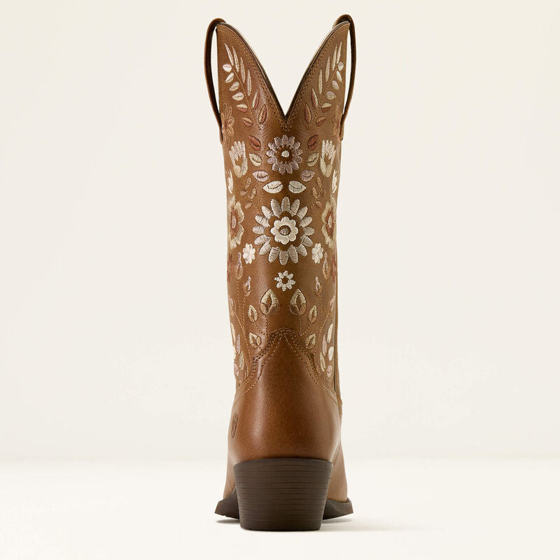 Heritage Meadow R Toe Western Boot Toasty Tan