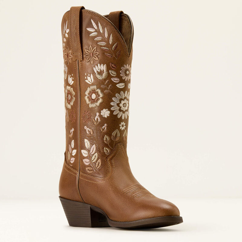 Heritage Meadow R Toe Western Boot Toasty Tan