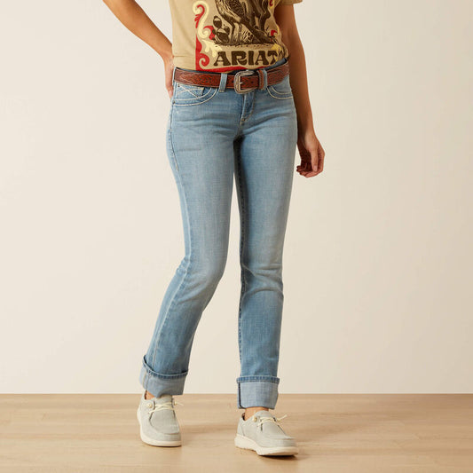Perfect Rise Alina Straight Leg Jean Petaluma