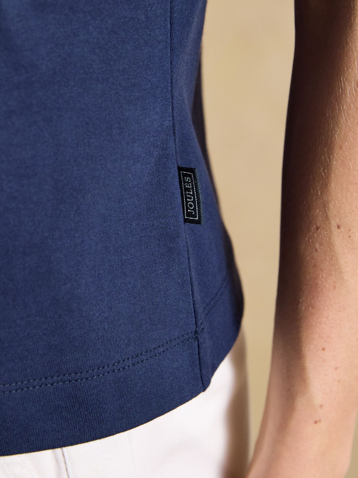 Delilah Navy V-Neck Jersey Vest Navy