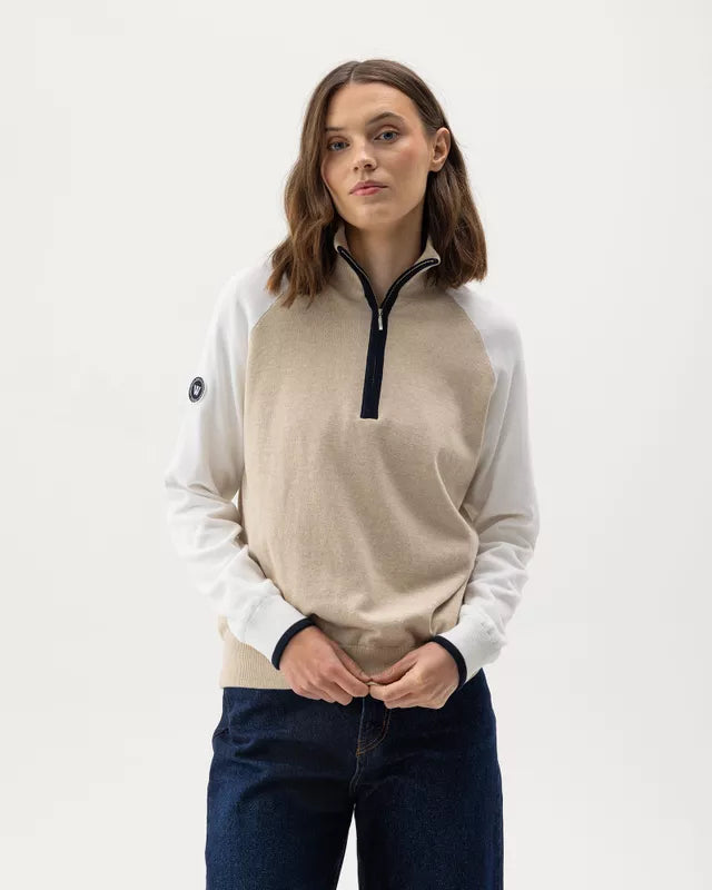 Laura T-Neck WP Oyster