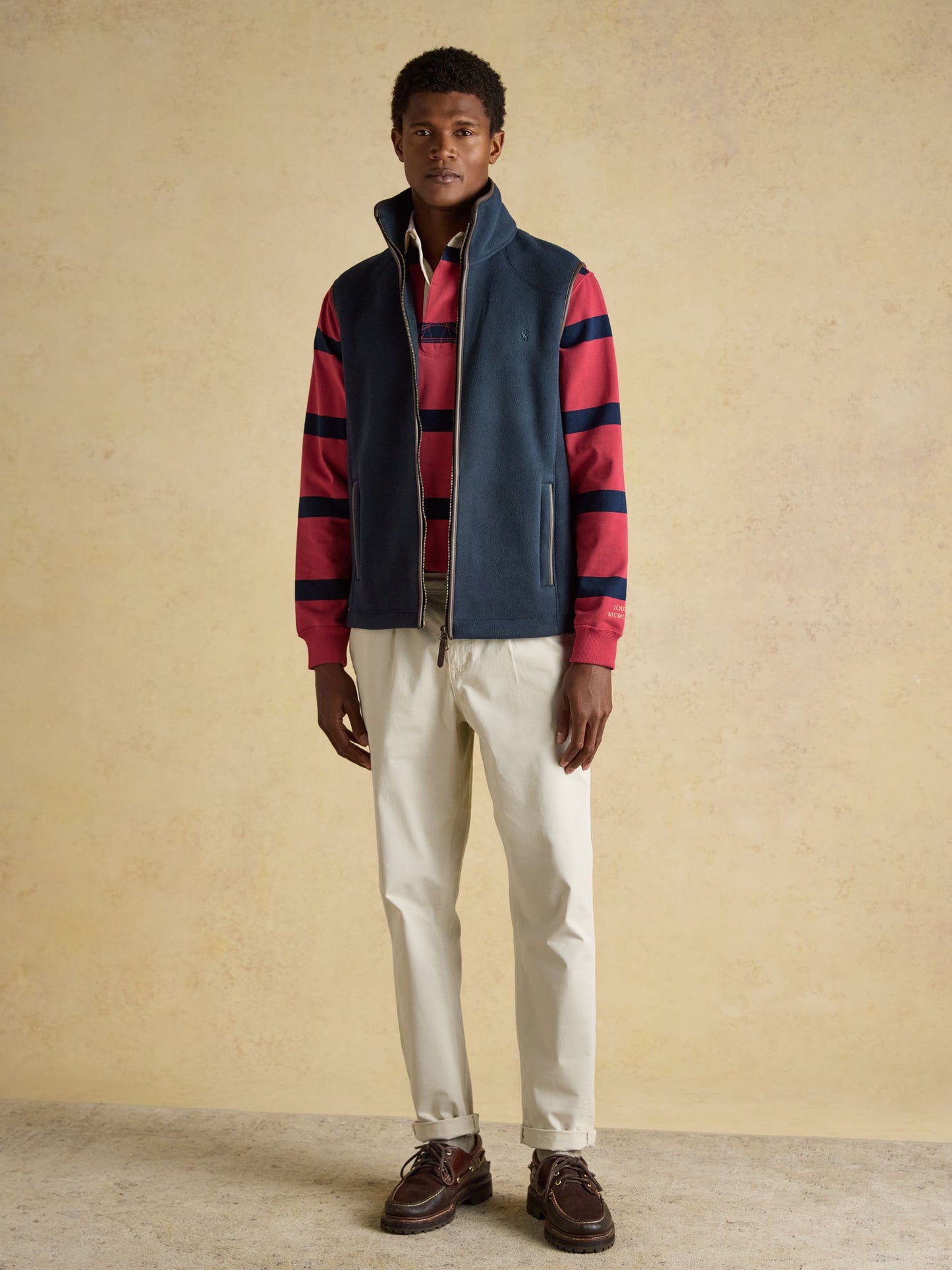 Heritage Fleece Navy Gilet